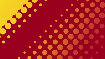 colorful halftone dots with dynamic diagonal streaks evoke vintage comic excitement