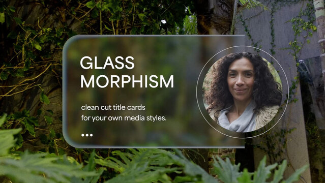 Sleek Glass Media Slides