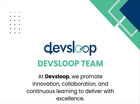 DevSloop &ndash; Innovative Software Development & Tech Solutions Team visting Card 