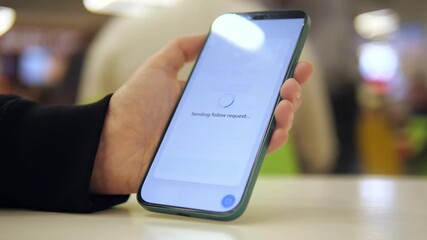 This shot captures the definitive moment of user commitment subscribing to a blog. The immediate confirmation highlights a positive user experience, ideal for platform demonstrations and content