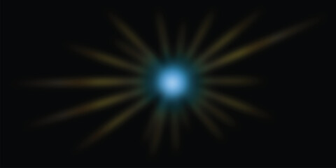 Blue starburst abstract background with glowing light and cosmic energy