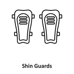 Shin Guards Vector icon which can easily modify or edit