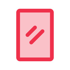 mirror outline fill icon