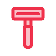 razor outline fill icon