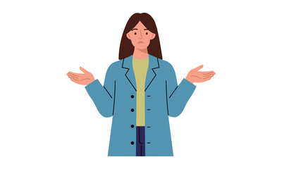 woman doctor showing ok sign