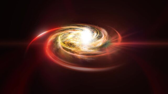 A bright, spiraling galaxy rotates in space, playing with plasma, energy, and light. You can use this animation in some of your astrological and cosmic projects, or use it as backgrounds.
