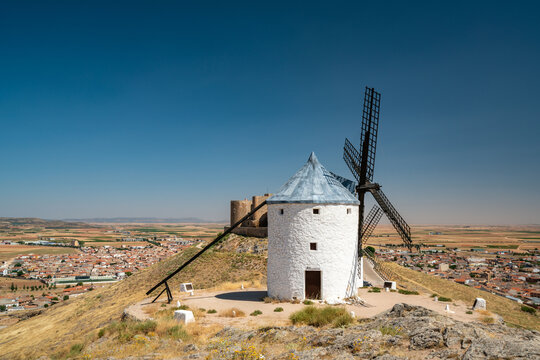 Iconic Windmills of Consuegra, Spain &ndash; A Summer Landscape