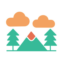 Fototapeta premium forest mountain
