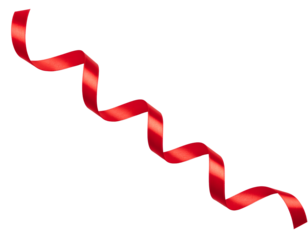 Abstract Wavy Ribbon Vector, Isolated, Flowing Decorative Graphic Element