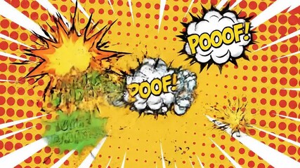 Pop Art Style Positive Compliments Animation Great Job Wonderful Amazing