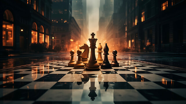 chess game background
