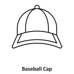 Baseball Cap Vector icon which can easily modify or edit