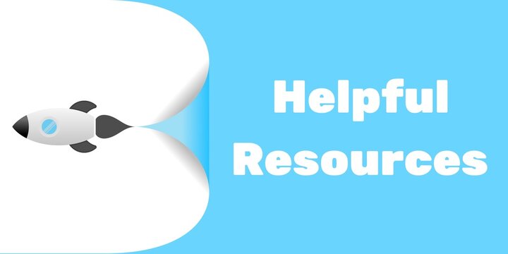 Helpful Resources Banner with Modern Support and Information Illustration