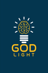 Creative light vector design logo