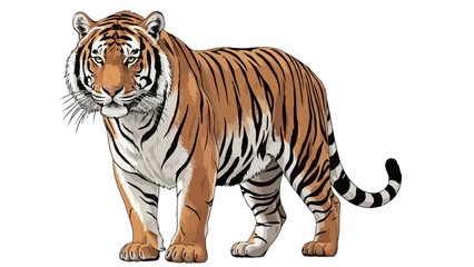 tiger vector illustration