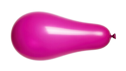 Isolated magenta balloon floating in mid-air ready for party, celebration or any occasion