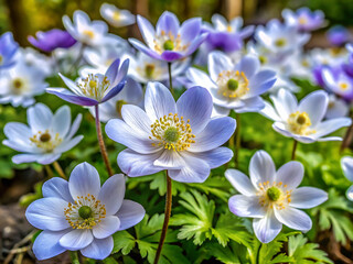 Obraz premium Anemones spilling 