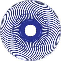 abstract blue spiral 