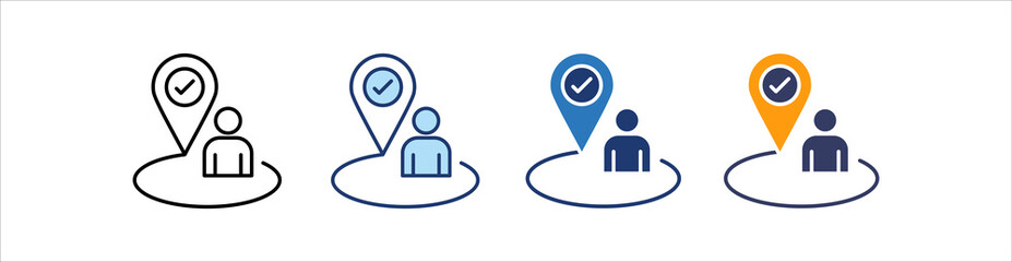 Job Placement Icon Set Multiple Style Collection