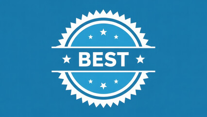Best quality award badge seal emblem isolated on white background
