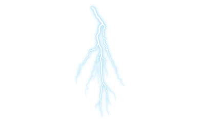 Vector lightning silhouettes set Thunderstorm design Vector illustration Thunder storm realistic lightning. Bright light effects