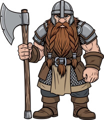 Obraz premium unyielding resolve the steadfast mountain guardian of ancient realms, isolated on transparent background
