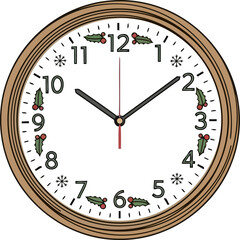 winters heartbeat every second a celebration of festive spirit, isolated on transparent background