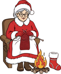 yuletide hearth weaving warmth and wonder for the festive seasons embrace, isolated on transparent background