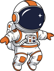 zerogravity joy unlocking imaginations potential in the vast universe, isolated on transparent background