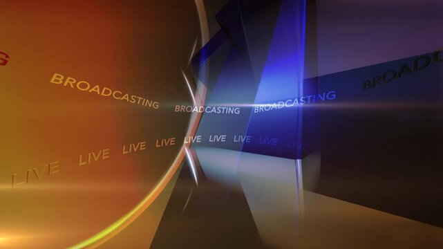 engaging news segment intro featuring colorful light streaks and animations