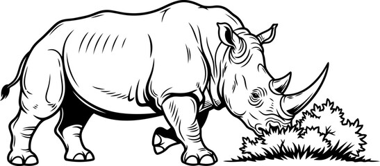 Obraz premium elemental beast a symbol of untamed strength and enduring wilderness, isolated on transparent background