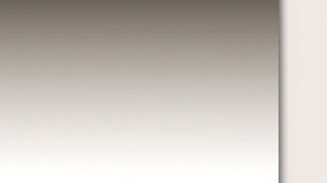Smooth abstract background with a subtle gradient from warm beige to pure white, featuring a delicate edge shadow, ideal for clean, modern, and versatile design compositions