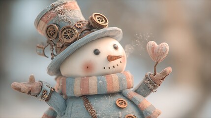 doll in the snow