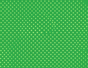 Green backdrop with distributed light yellow circles, evoking a playful, textured effect for a vivid, bubbly aesthetic