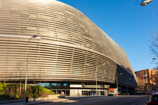 Santiago Bernabeu stadium of FC Real Madrid, Spain