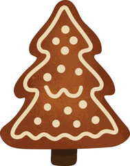 Gingerbread Christmas Tree Cookie