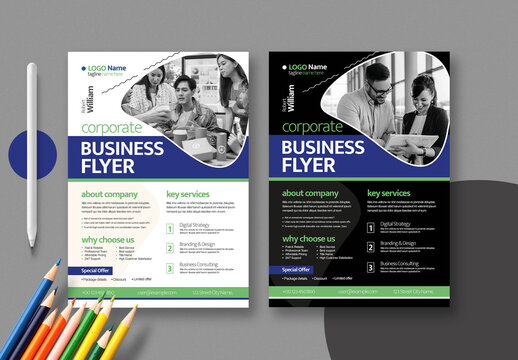 Creative Corporate Business Flyer Layout
