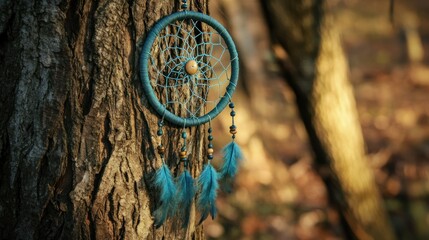 Teal dreamcatcher