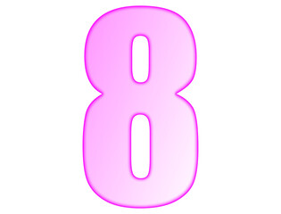 Happy birthday text on transparent background isolated