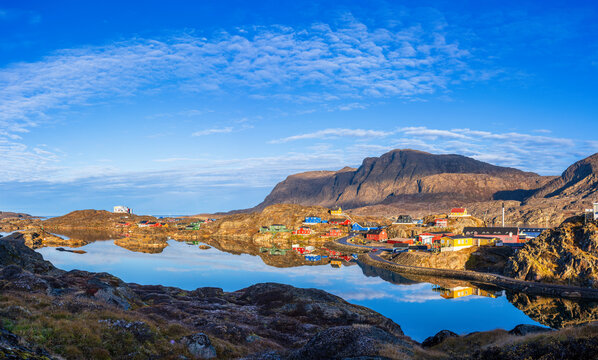 Sisimiut, the capital and largest city of the Qeqqata municipality, the second-largest city in Greenland