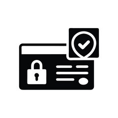 Secure access is verified on the black device with a check symbol in the right corner