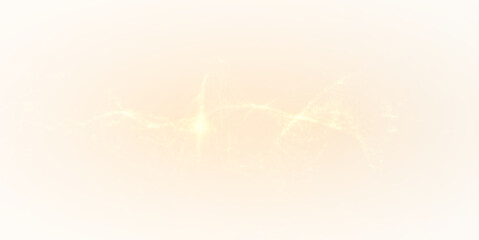 PNG Gold Light Overlay Effect with Transparent Background