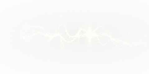 Glowing PNG Overlay with Gold Sparkle Effect on transparent background