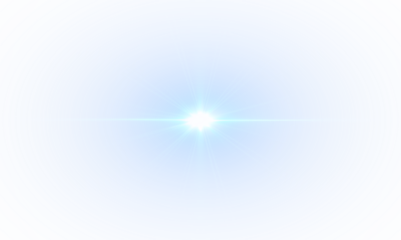 Bright Blue Starburst PNG with Transparent Overlay on transparent background