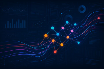 Concept visualization of deep learning network with data processing structure designed for intelligent computing and advanced analytics