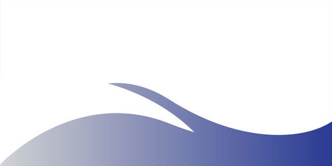Elegant Blue Gradient Wave Design With White Background For Modern Graphic Backgrounds