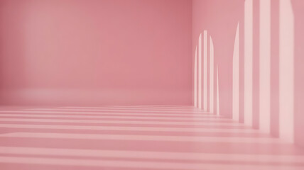 Fototapeta premium Soft Pastel Pink Clean Studio Background