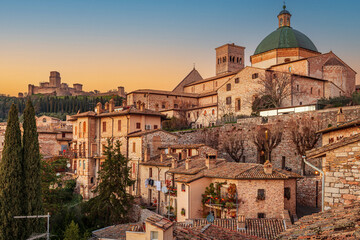 Assisi, Italy Old Town Skyline