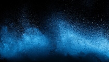 Black And Blue Background With Noise Effect