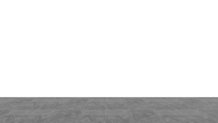 3D Render a skateboarder is riding on a concrete floor